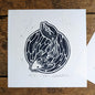 "Koi" Fish Original Handmade Linocut Print