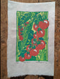 A5 Reduction Relief Print "Tasty Tomatoes"