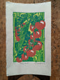 A5 Reduction Relief Print "Tasty Tomatoes"