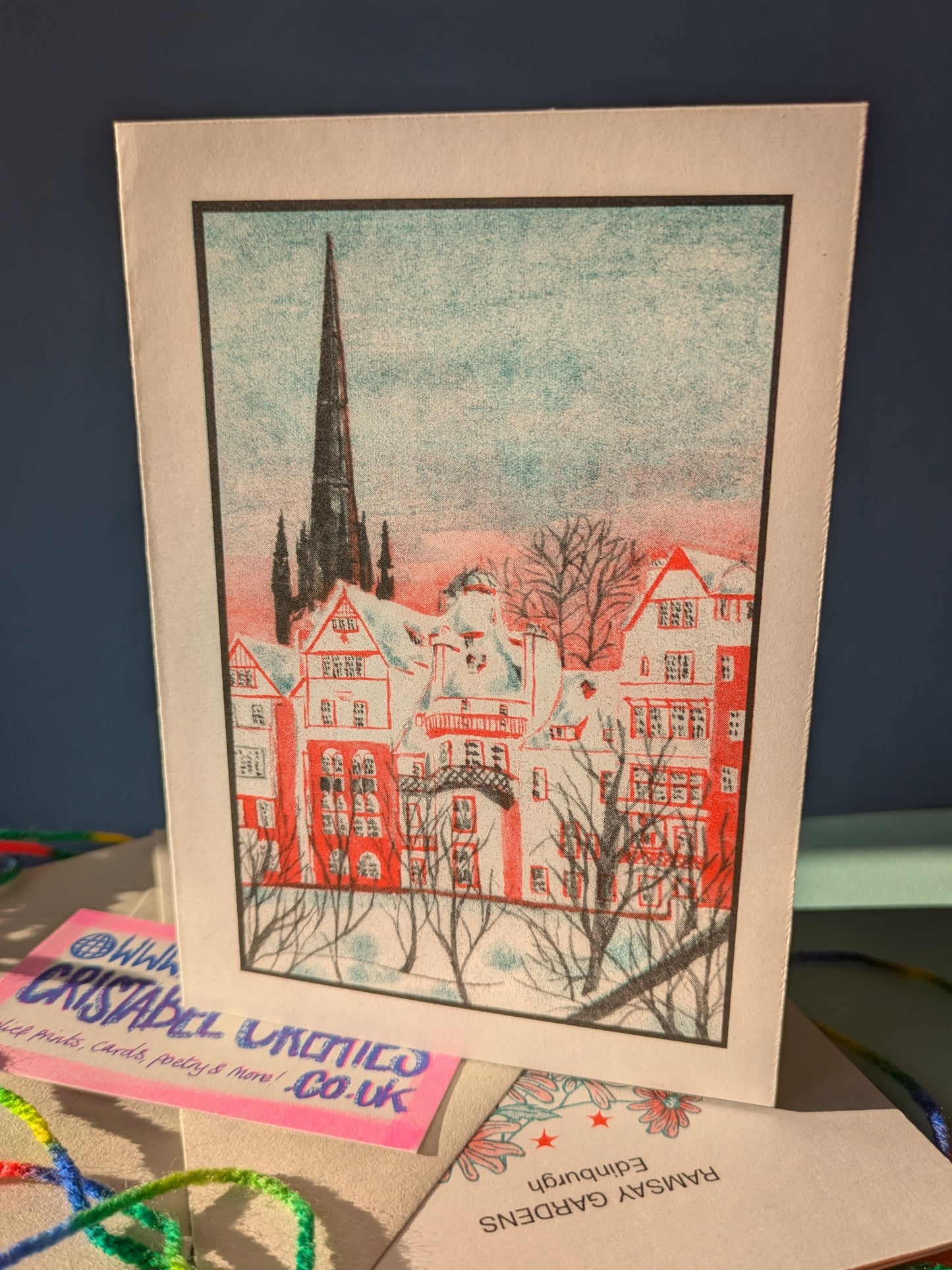 Greetings Card A6 Scenes of Edinburgh