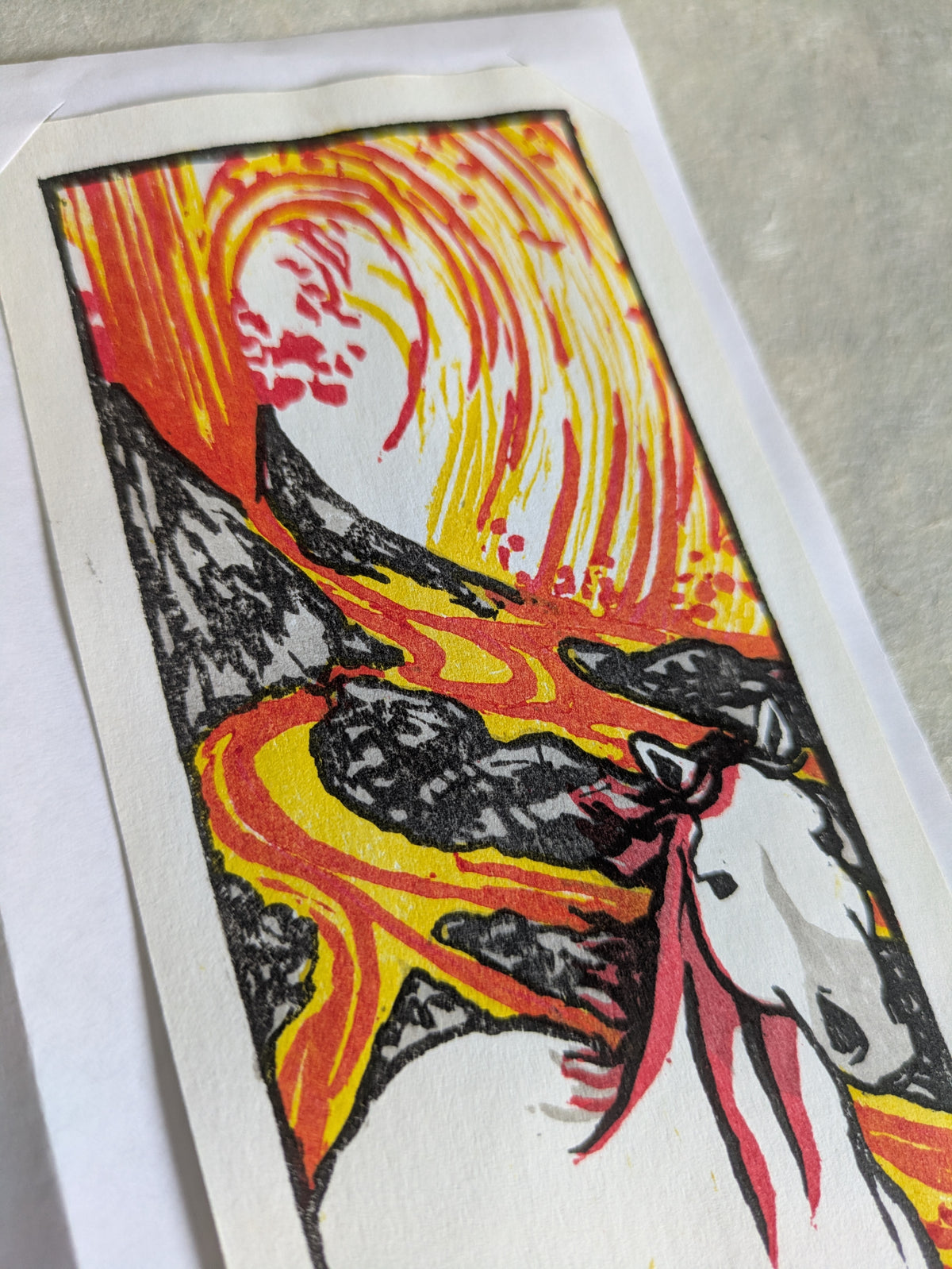 Fire Horse Japanese Woodblock print